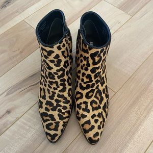 Leopard Heeled Booties